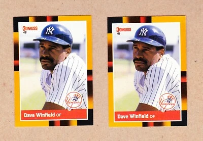 2 Dave Winfield 1988 Donruss Baseball's Best cards #244 New York Yankees Nrmt - Image 1 of 2