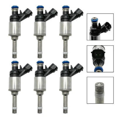 6x Inyector de combustible Fit Infiniti Q50 Q60 3,0 L VR30 2016-20 16600-5CA0A 84512135 Foto 1 de 4