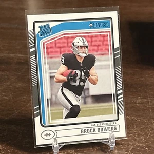 2024 Donruss Brock Bowers Rated Rookie #394 Las Vegas Raiders NM+ Pack Fresh - Picture 1 of 6