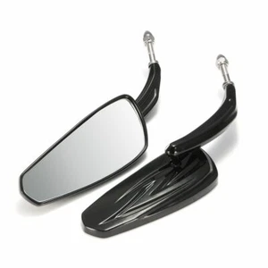 Black Sportster Rearview Mirror for Road King Street Electra Glide Dyna Softail - Picture 1 of 10