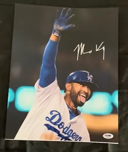 FOTOGRAFIA DODGERS MATT KEMP AUTOGRAFATA 11"x 14" PSA DNA ITP 4A55881 - Foto 1 di 1