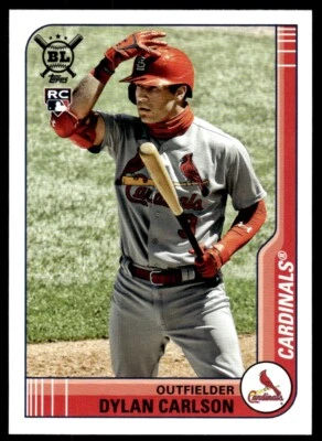 2021 TOPPS BIG LEAGUE ROOKIE DYLAN CARLSON R87 - Image 1 of 2