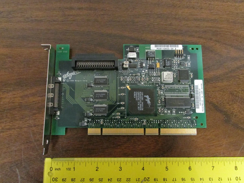 PC8110403-04-A QLogic 64-Bit PCI SCSI LVD/SE Card - Image 1 of 3