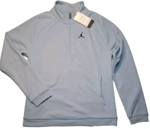 Nike Jordan Golf Men's Half-Zip Long Sleeve Top FB7562-436 Lt Blue Size Med $100 - Picture 1 of 8