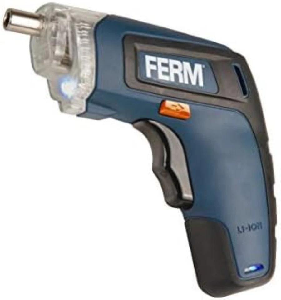 FERM Trapano-avvitatore a Batteria agli ioni di litio 3.6V - 1.3Ah Include set a - Immagine 1 di 1