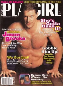 PLAYGIRL 12-95 DECEMBER 1995 PETER STEELE! MEN OF YEAR HAIRY JASON BROOKS CAN’T - Picture 1 of 2