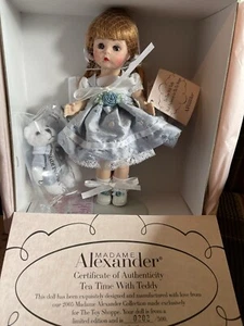 Madame Alexander 8 Zoll Puppe 41420 - Tea Time mit Teddy, neu im Karton. - Bild 1 von 2