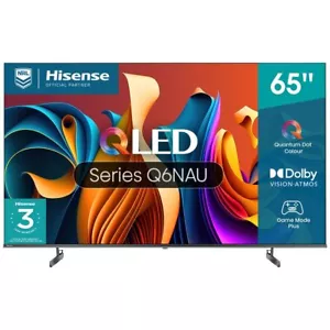 Hisense 65 Inch Q6NAU 4K QLED Smart TV 65Q6NAU - Picture 1 of 12