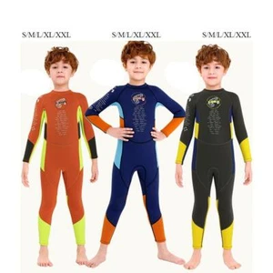Combinaison thermique extensible pour enfants Combinaison de plongée - Photo 1/86