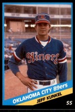 1988 CMC Oklahoma City 89ers Jeff Kunkel Oklahoma City 89ers #18