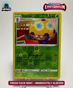 Dottler 019/196 Reverse Holo Pokemon TCG: Lost Origin Card MINT SHIPPED TODAY - Picture 1 of 2