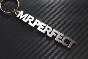 MR PERFECT Perfection Gran Fabuloso Llavero A Medida Acero Inoxidable Regalo - Imagen 1 de 1