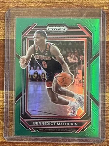2023 Panini Prizm Draft Picks #82 Bennedict Mathurin Green Prizm Arizona - Bild 1 von 2