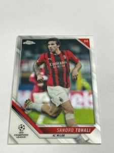 Topps Champions League Chrome 2021/22 AC Milan Sandro Tonali - Picture 1 of 1