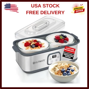 Ultimate Probiotic Yogurt Maker with Adjustable Time & Temp Control - Make Tr... - Picture 1 of 24
