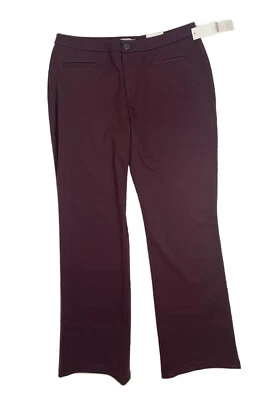 Nuevo Pantalón Coldwater Creek Ajuste Natural Ponte Acampanado Para Mujer 12 $79 Foto 1 de 4