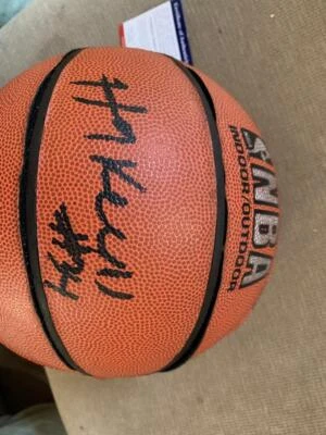 Hakeem Olajuwon Akeem AUTO SIGNED Autograph PSA/DNA Basketball NBA Spalding Ball - Image 1 of 3