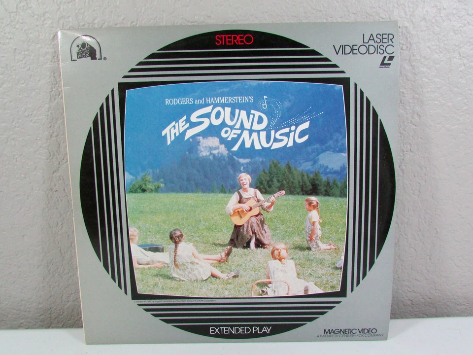 Vtg Rodgers & Hammerstein's The Sound of Music Julie Andrews Two Disc Laserdisc - Image 1 of 1