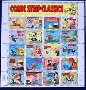 SCOTT #3000 a-t COMIC STRIP CLASSICS 1995 PANES OF 20 STAMPS 32c FV~ MNH - Picture 1 of 2