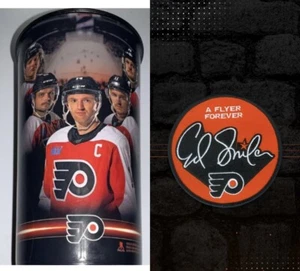 FLYERS 2025 ED SNIDER JERSEY PATCH & 2024 SOUVENIR CUP "A NEW ERA OF ORANGE" SGA - Picture 1 of 4
