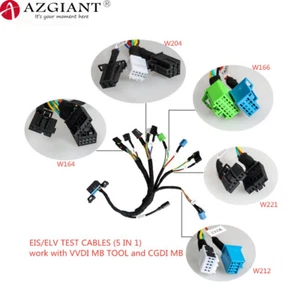 5 In1 EIS ELV Test Cable for Mercedes Benz W204 W212 W221 W164 W166 with VVDI MB - Bild 1 von 8