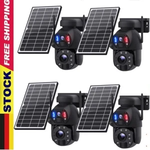 1-4X 4G 20X Zoom 4K 8MP PTZ Solarpanel Überwachungskamera CCTV Kamera Nachtsicht - Picture 1 of 25