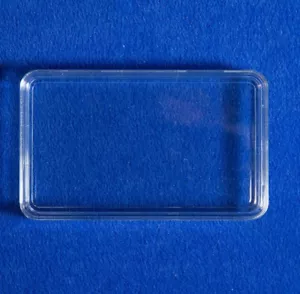 1 Durable Plastic Capsule For 10 Oz Silver Bar Clear Solid Acrylic Holder Case - Picture 1 of 6