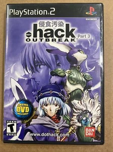 Dot .Hack Outbreak Part 3 (Sony Playstation 2 PS2) CIB w/ Registration Manual - Picture 1 of 9