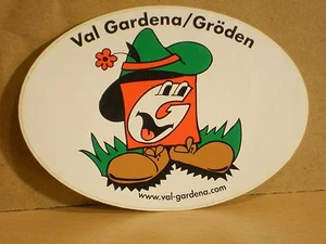 ADESIVO - VAL GARDENA / GRODEN - cm 10 x cm 7 circa - nuovo - Foto 1 di 1
