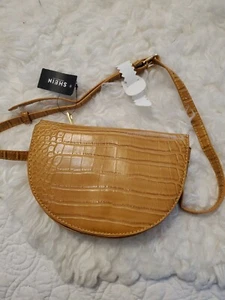 SHEIN Gürteltasche hellbraun Kunstleder Einheitsgröße Bauchtasche - Bild 1 von 6