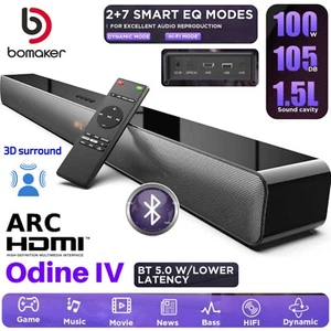 Bomaker Odine IV soundbar review. 100W Soundbar with BT 5.0, HDMI, optical, and - Bild 1 von 15