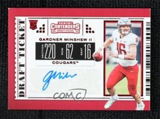 2019 Contenders Draft Picks Red Foil Gardner Minshew II Rookie Auto RC