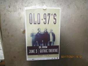 ALTER 97er mit ÖLAUSLEGER Gothic Theater Denver 2015 Flyer axs.com RHETT MILLER - Bild 1 von 5