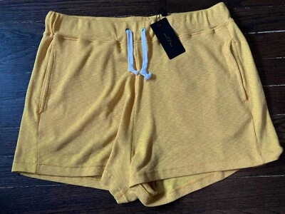 Nuevo con etiquetas Pantalón Corto Rag & Bone Rib Amarillo Mujer Talla Mediana $115 Foto 1 de 4