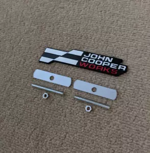 F54 MINI Cooper S Neu JCW John Cooper Works Rot Großer Kühlergrill Emblem 12,5,cm - Bild 1 von 4