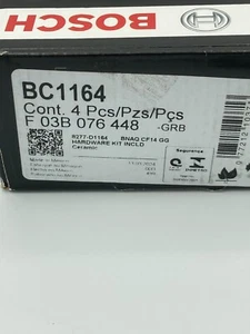 Disc Brake Pad Set-Natural Bosch BC1164 - Bild 1 von 4