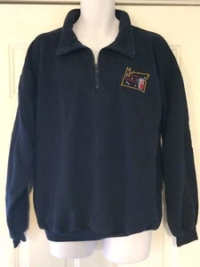 Sudadera Vintage Pepsi Cola 1/4 con Cremallera Mt Angel Beverage Co. O Para Hombre XL EE. UU. - Imagen 1 de 1