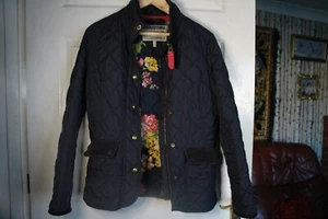 JOULES Moredale Quilted jacket size 10 Navy - Picture 1 of 12