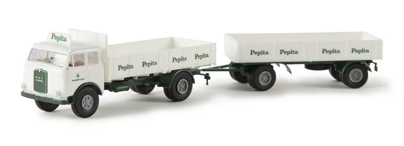 Brekina 78363 - 1/87 Man 10.212 Per Pritschen-Zug - Pepita (Ch) - Nuovo - Immagine 1 di 1