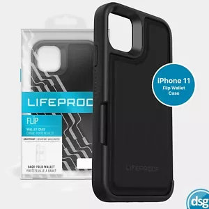LifeProof Flip Wallet Case, Premium, Drop Protective Wallet Case for iPhone 11 - Picture 1 of 13