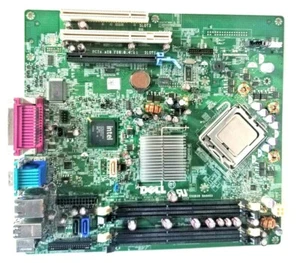 DELL 0200DY Motherboard + 3.0GHz INTEL CORE 2 DUO SLB9J CPU - Picture 1 of 2