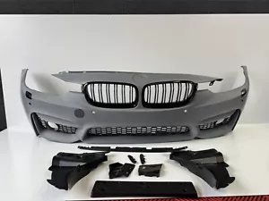 BMW 3 SERIES F30 F31 M3 F80 STYLE FRONT BUMPER 2012-2018 - Picture 1 of 14