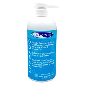 TRISWIM Schwimmshampoo - 32 flüssige Unzen, entfernt Chlorablagerungen - Schwimmer Shampoo für Sie - Bild 1 von 4