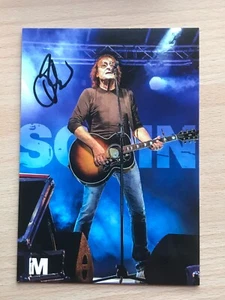 Tarjeta de autógrafo de máquina orig firmada MÚSICA TV #5918 - Imagen 1 de 1