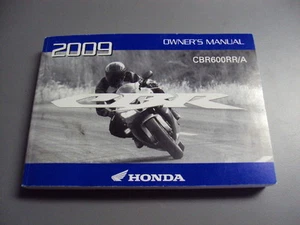 09 2009 Honda CBR 600 RR Owners Manual #083 - Bild 1 von 1