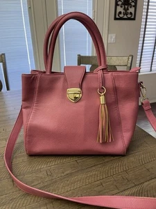 Charlie Charms Pink Purse With Cross Bag Strap - Picture 1 of 8