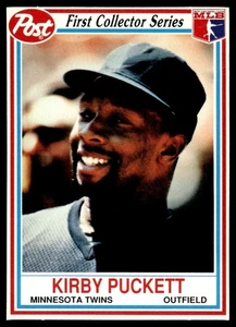 1990 Post Cereal Kirby Puckett Minnesota Twins #3 - Picture 1 of 2