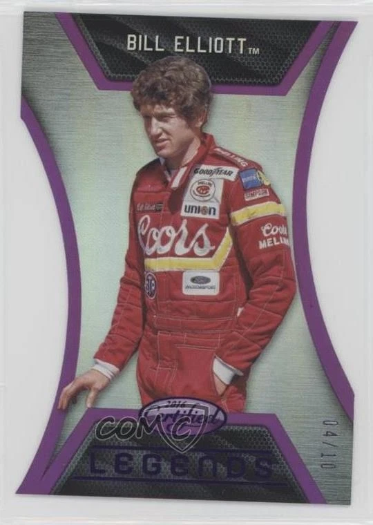 2016 Certified Certified Legends Mirror Purple /10 Bill Elliott #L7 HOF - Image 1 of 2