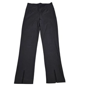 Athleta Wander Slim Gr. 2 Damen schwarz Knöchelhose gerade Stretch Schlitz Komfort - Bild 1 von 13