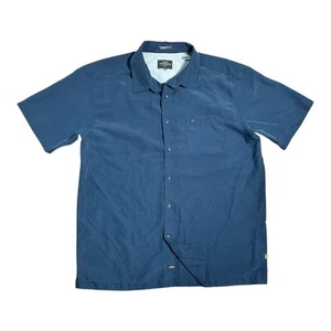 Quicksilver Waterman Collection Shirt Men’s L Blue Comfort Fit Button Up Fishing - Picture 1 of 11